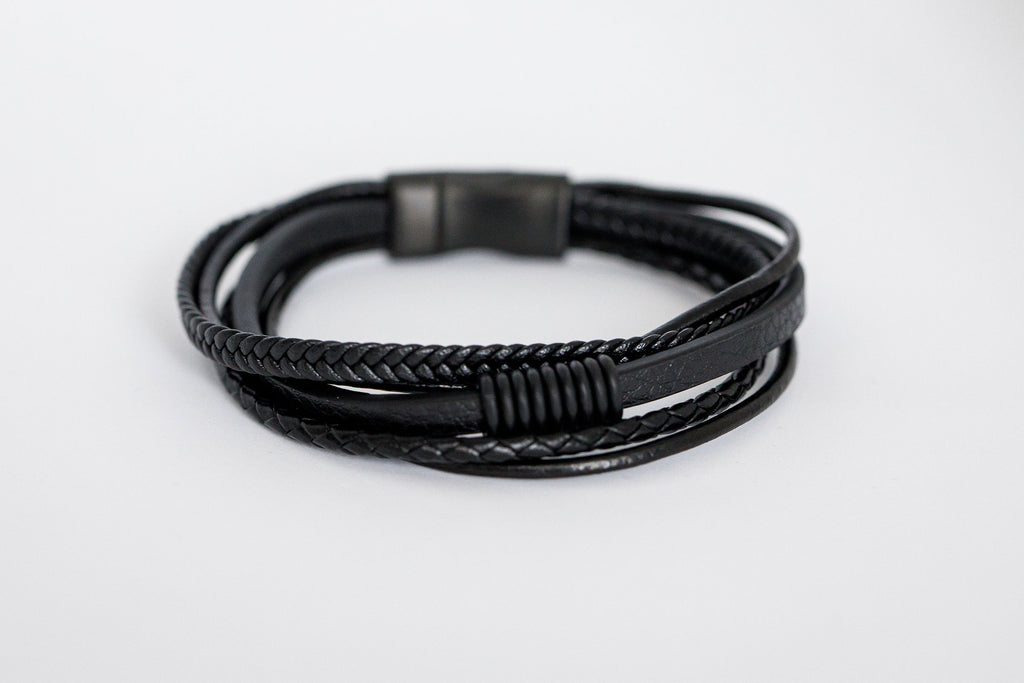 Braided Leather Bracelet - Eaden Myles
