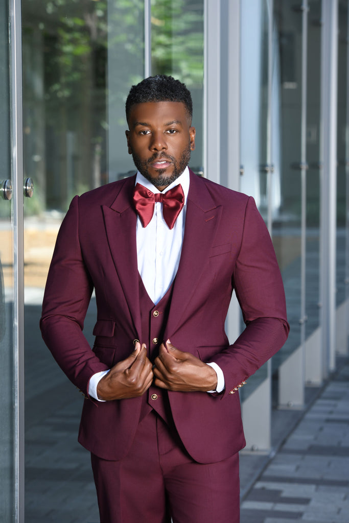 Cabernet - Classic 3 Piece Suit - Eaden Myles