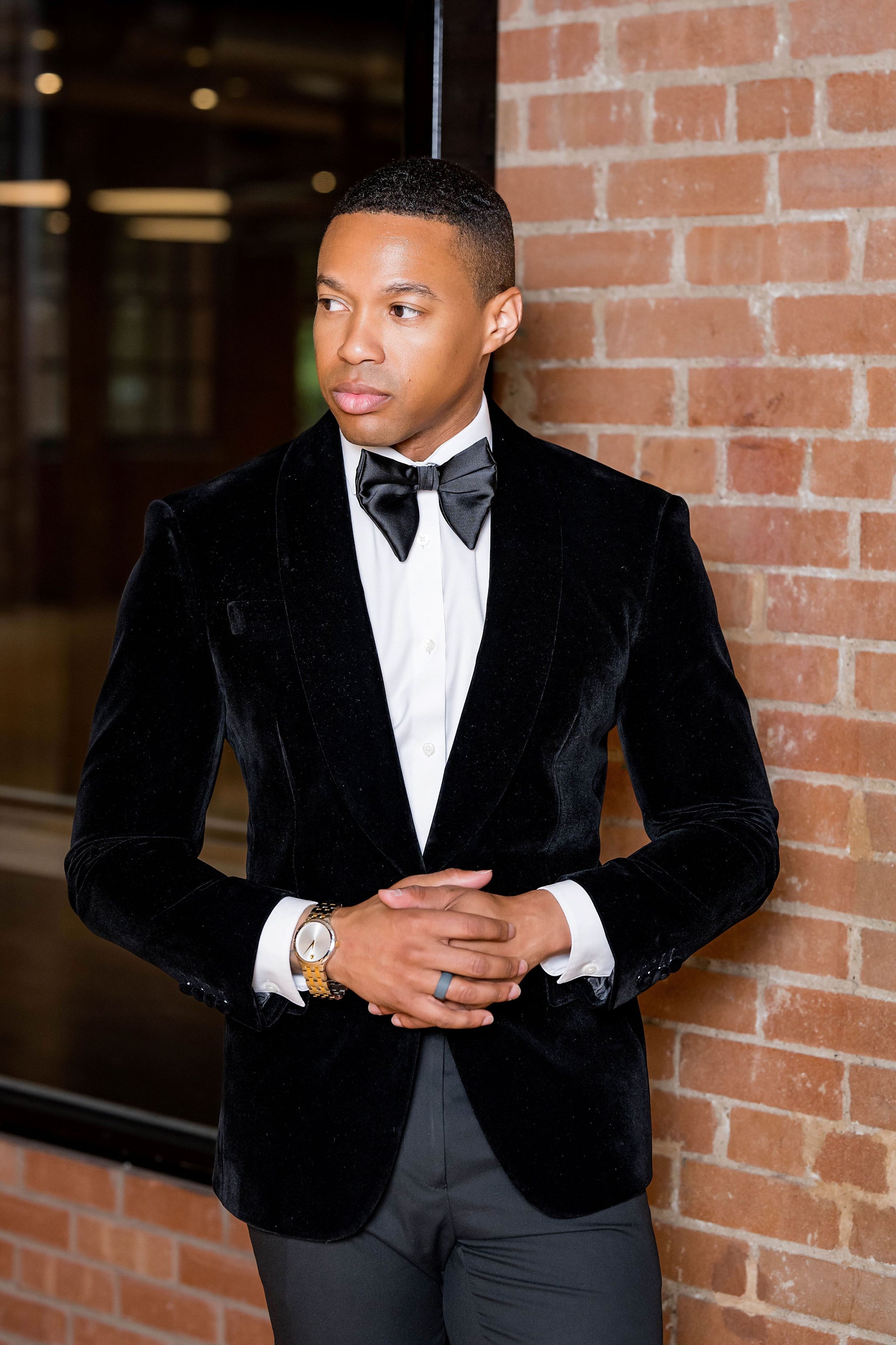 Black Velvet - Tailored Fit 2 Piece Tuxedo - Custom – Eaden Myles