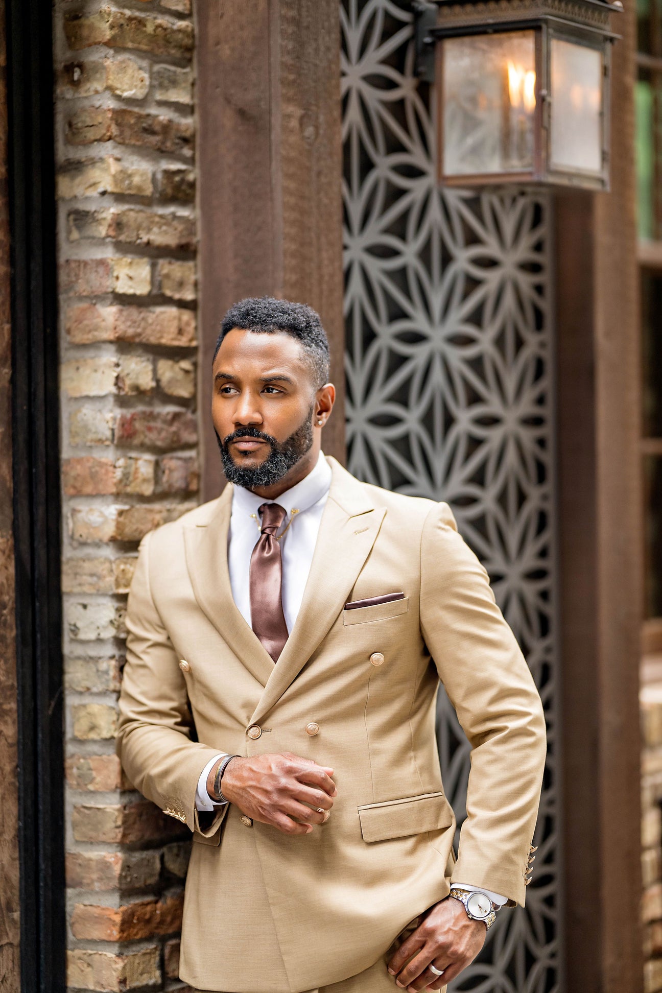 Prairie Sand  - Double Breast Suit - Eaden Myles