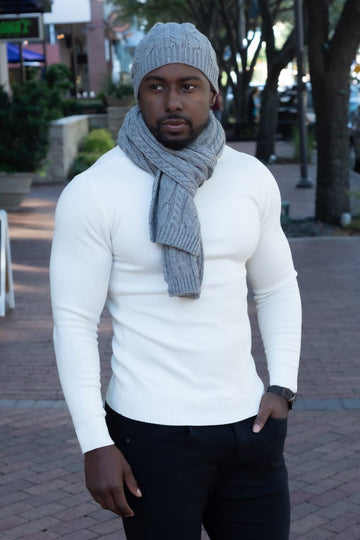 Scarf & Hat Set - Grey - Eaden Myles