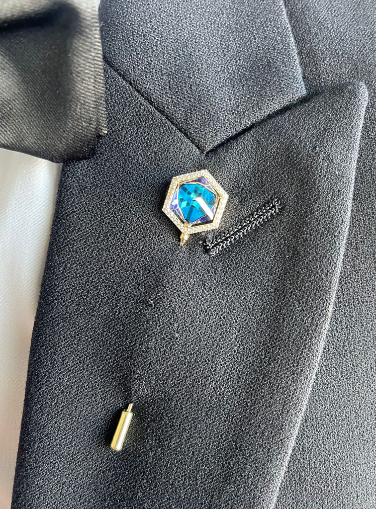 Lapel Pin - Hexagon Delight - Eaden Myles