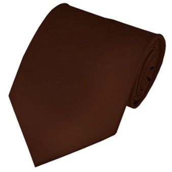 Solid Tie  - Brown - Eaden Myles