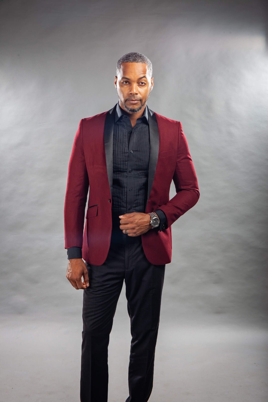Wine red suit jacket cheap